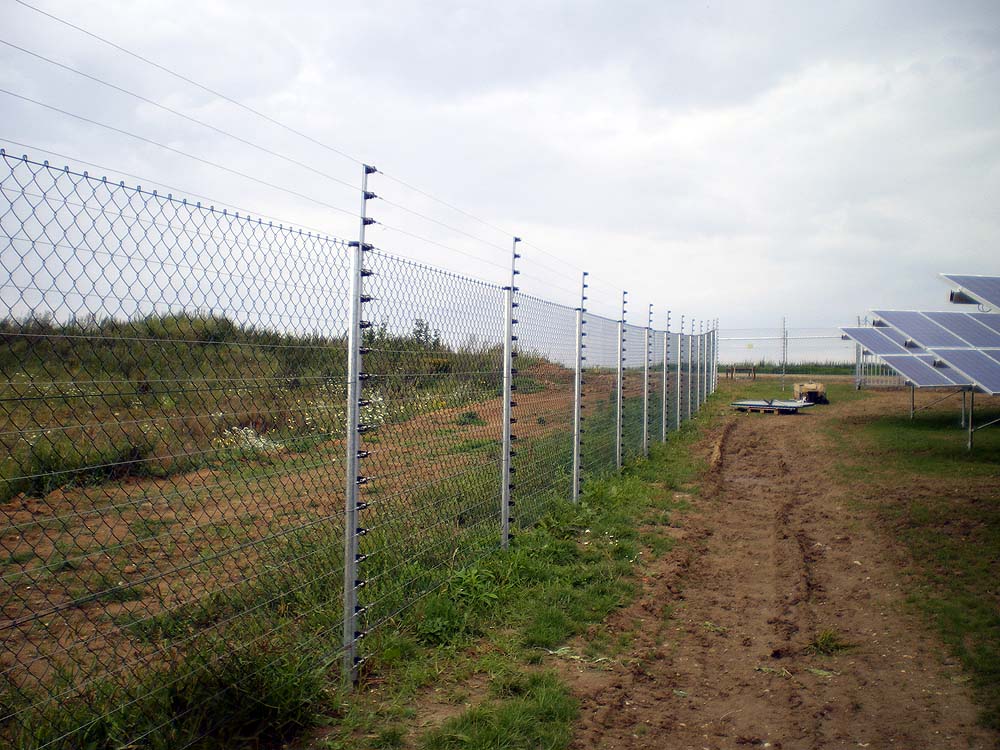 Sicherheitszaun Solaranlage Oberschneiding